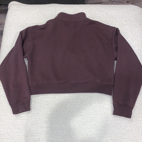 SOLD TNA Plum Quarter Zip Sweatshirt - Picture 4 of 4
